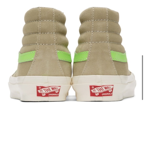 NWT Vans Green Suede OG 138 LX High Top Sneakers Men Size 10 US - Picture 4 of 6